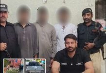 ہری پور (ٹی این ایس) تھانہ خان پور کی پولیس چوکی پنڈ منیم کے انچارج منیرشاہ کی کاروائی ، لنک روڈ جب سے بکریاں چوری کرنے والے گروہ کو گرفتار کرلیا