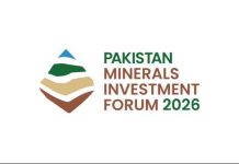 اسلام آباد (ٹی این ایس) پاکستان منرلز انویسٹمنٹ فورم 2026، 12 اور 13 نومبر کو اسلام آباد میں منعقد ہوگا وزیراعظم محمد شہباز شریف، نائب وزیراعظم و وزیر خارجہ محمد اسحاق ڈار اور چیف آف آرمی اسٹاف و چیف آف ڈیفنس فورسز فیلڈ مارشل سید عاصم منیر فورم کے اہم مقررین میں شامل