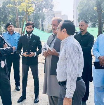 اسلام آباد (ٹی این ایس) چیئرمین سی ڈی اے کا ڈپلومیٹک انکلیو کا دورہ، جاری ترقیاتی کاموں کی پیش رفت کا جائزہ
