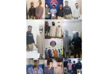 اسلام آباد (ٹی این ایس) راولپنڈی کے تھانہ پیر ودھائی کے ایس ایچ او خالد یار نے کہا ہے کہ تھانہ کی حدود میں جرائم پیشہ افراد، منشیات فروشوں، جوئے کے اڈوں اور جسم فروشی کا کاروبار کرانے والوں کے خلاف گرفتاریاں اور جرائم کی روک تھام کے لیے موثر کارروائیاں جاری ہیں
