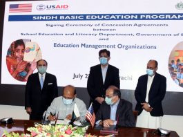 Sindh: 71 schools constructed by USAID hand over to private sector