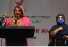 Breast cancer is disease, not taboo, First Lady