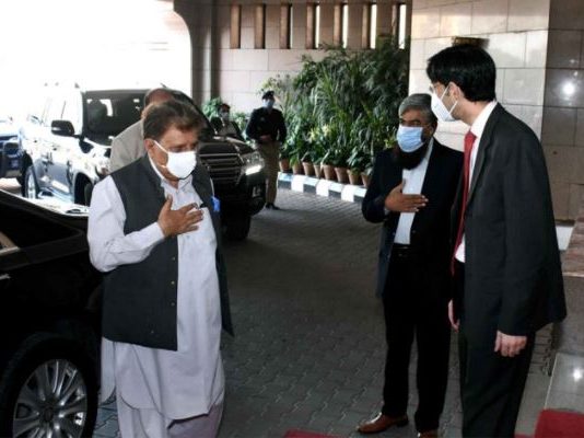 Dr. Moeed, Haider discuss matters pertaining to Kashmir dispute