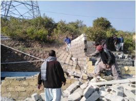 Anti encroachment operation of Capital Development Authority (CDA) is underway