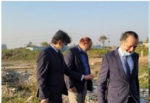 Chairman Capital Development Authority (CDA) Aamir Ali Ahmed visited H-11 graveyard here on Friday