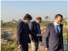 Chairman Capital Development Authority (CDA) Aamir Ali Ahmed visited H-11 graveyard here on Friday