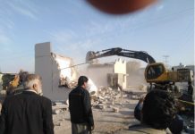 The administration of Capital Development Authority (CDA) began operation against land grabbers at Shah Allah Dita here on Wednesday