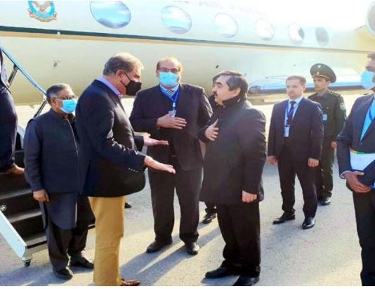 FM arrives in Dushanbe to attend HoA-IP Ministerial Conference