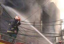 Fire breaks out at Urdu Bazaar, Rawalpindi