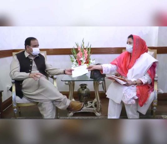 Women Assembly Members including Shameem Aaftab, Sania Kamran, Sabeen Gull, Abida Raja and Sajida Yousaf called on Punjab Chief Minister
