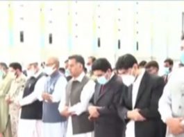 Ghaibana Namaz-e-Janaza for Syed Ali Gillani offered at Faisal Mosque, Islamabad