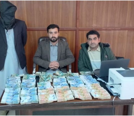 Crackdown against illegal currency smuggling; Parallel banking and Hawala Hundi business