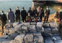 Pakistan Navy, Custom seize liquor worth Rs70 million in joint sea operation