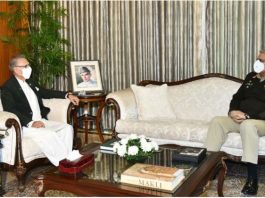 President, Army Chief discuss national security, regional situation