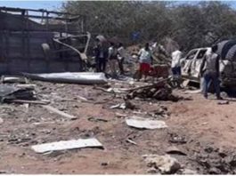 10 killed as bus hits landmine in Somalia