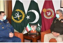 COAS, Commander Iranian Air Force discuss matters of regional security situation