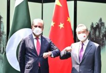 Qureshi, Wang discuss regional, international matters