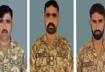 3 soldiers martyred in fire exchange with terrorists