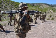 Security forces kill four terrorists amid ‘heavy exchange of fire’ in Hoshab: ISPR
