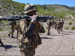 Security forces kill four terrorists amid ‘heavy exchange of fire’ in Hoshab: ISPR
