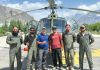 Nanga Parbat (TNS) : Asif Bhatti, a Pakistani mountaineer stranded due to bad weather, reached the base camp after five days