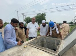 Islamabad(TNS) : CDA action against illegal water connection