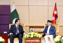 Cambodia (TNS) : Former PM Pakistan H. E. Syed Yusuf Raza Gillani call on meeting with H. E. K P Sharma Oli Former PM of Nepal.