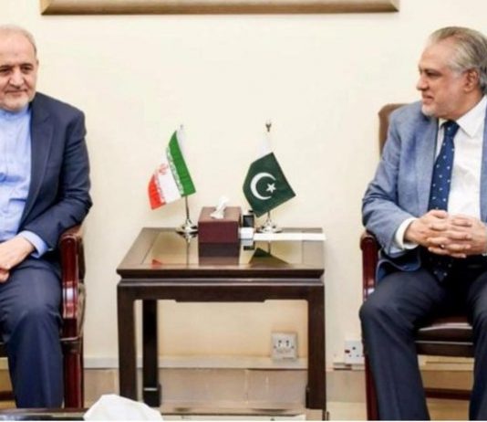 Islamabad (TNS) : Pakistan and Iran have deep historical relations, Finance Minister Ishaq Darki meets Iranian ambassador