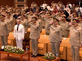 Rawalpindi (TNS) : PM.Shehbaz Sharif visited GHQ on his farewell visit