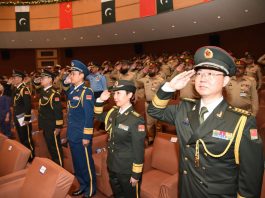 ISPR Rawalpindi(TNS) : 2nd Aug 2023: 96th Anniversary of the founding of People’s Liberation Army (PLA) of China was commemorated at GHQ, today.
