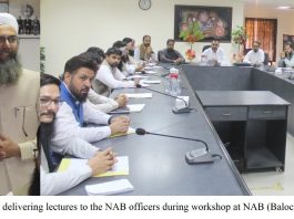 Balochistan | NAB (TNS) organized 2 days workshop on Procurement Laws & Rules for its officers in collaboration with Balochistan Public Procurement Regulatory Authority.