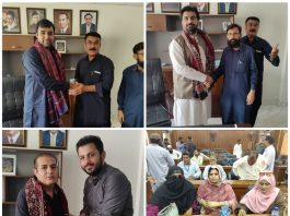 KARACHI (TNS ) Town Municipal Committee Mangho Peer Chairman Haji Nawaz Brohi Deputy Commissioner District West Karachi Ahmed Ali Siddiqui was given a reception in his honour.