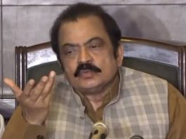 Islamabad(TNS) : Lashing out at Caretaker Interior Minister Sarfraz Bugti on Tuesday over his comments regarding the possible arrest of PML-N supremo Nawaz Sharif, former interior minister Rana Sanaullah said that his predecessor Sheikh Rashid’s current predicament should be considered before making such remarks.