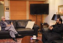 ISLAMABAD (TNS) Sargodha Division General Secretary Malik Amir Haider Singha met Patron-in-Chief of Stabilization Pakistan Party Jahangir Khan Tareen.