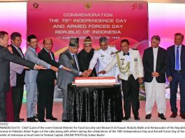 Islamabad(TNS): 78th Indonesian Anniversary of Independence & Armed Forces Day Commemorated in Islamabad