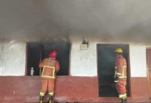 Haripur (TNS) Fire in Haripur Gadwalian, timely action of rescue team A fire suddenly broke out in the house of a man named Ehsan in Gadwalian village.