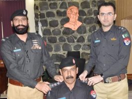Haripur(TNS) : A ceremony was held in honor of the officers promoted from Sub-Inspector to Inspector at DPO Office Haripur.