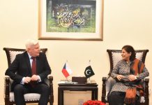 Islamabad(TNS):Czech Ambassador Steinhübel and Finance Minister Akhtar Pave the Way for Joint Ventures