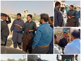 Karachi (TNS) On the direction of Karachi Chairman Manghopir Town Haji Nawaz Brohi Sahib, along with the officers of Sindh Solid Waste Management Board visited the cleaning works around the Karachi Assembly Hall.