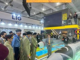 Rawalpindi | ISPR (TNS) : Chairman Joint Chiefs of Staff Committee (Chairman JCSC) General Sahir Shamshad Mirza, while on official visit to KSA, in connection with 2nd World Defence Show called on His Royal Highness Prince Khalid Bin Salman Bin Abdulaziz Al-Saud,