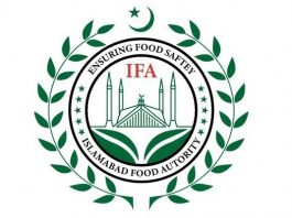 Islamabad(TNS) : IFA mandates licenses for all food businesses in ICT