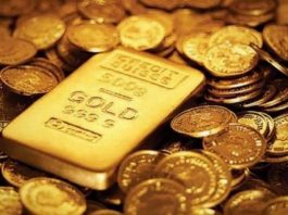 Islamabad(TNS) : Gold rates decline by Rs.1,700 to Rs.216,000 per tola