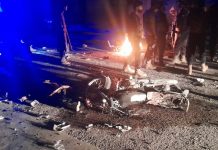 Balochistan (TNS) : At least 3 people were dead and 10 others sustained injuries in a blast in the populated area Umar Farooq Chowk, Khuzdar district, Balochistan.