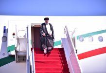 Islamabad(TNS): Iranian President H.E. Dr. Ebrahim Raisi arrives in Islamabad on a 3 day visit.