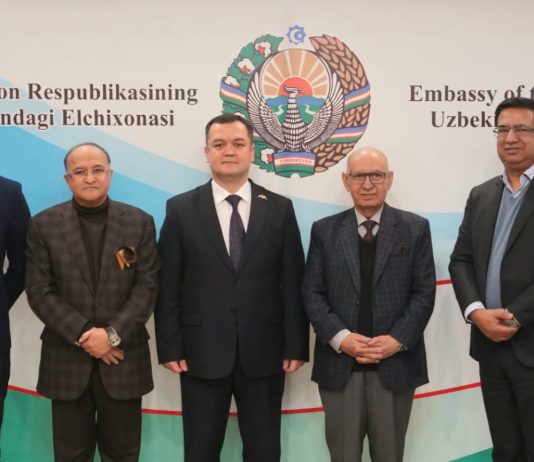 ISLAMABAD (TNS) Senator Irfan Siddiqui, Uzbek envoy discuss strengthening bilateral ties