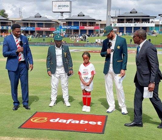 Centurion (TNS) South Africa 82 for 3 at the end of the first day of play in the Centurion Test