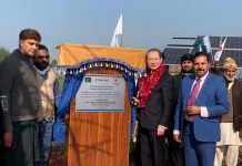 Islamabad (TNS) Japan’s ambassador inaugurates solar-powered irrigation project in Narowal