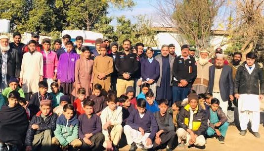 Haripur (TNS) DPO Haripur Farhan Khan visited the orphanage.