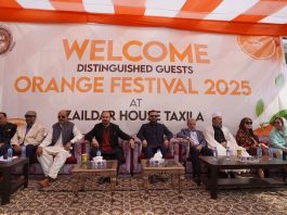 Islamabad-based diplomats and their families visited Zaildar House in Taxila on Sunday to immense themselves with the rich and diverse culture of Pakistan