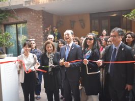 Lahore (TNS) Japan’s envoy inaugurates Sogetsu Ikebana Spring Exhibition highlighting cultural heritage through flower arrangements